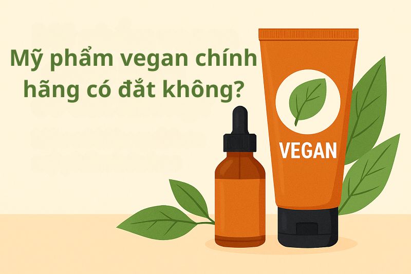 Mỹ phẩm vegan chính hãng có đắt không