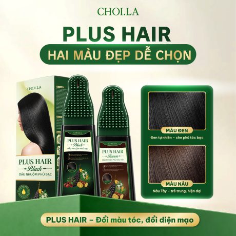 Dầu nhuộm phủ bạc Plus Hair