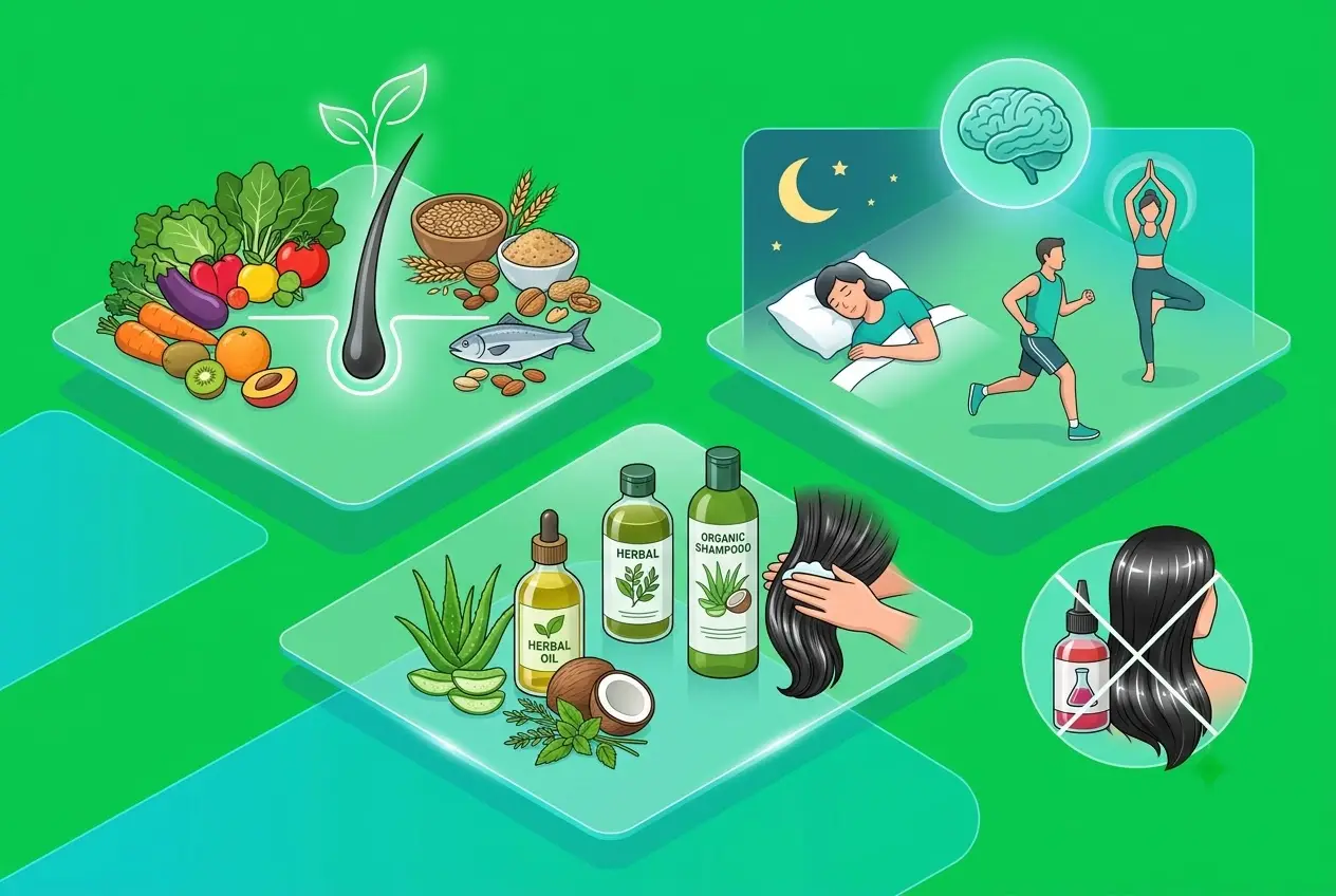 Cách chăm sóc tóc bạc sớm hiệu quả